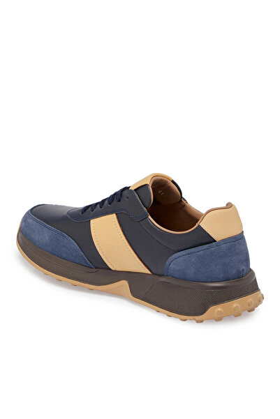 Tergan Lacivert Hakiki Deri Erkek Sneaker - E24S1AY57082-W32