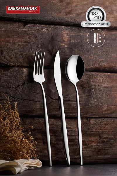Kahramanlar Dora 72 Piece Fork Spoon Knife Set 4470