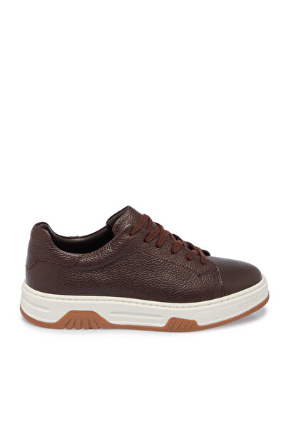 Tergan Kahve Hakiki Deri Erkek Sneaker - E24S1AY57024-A42