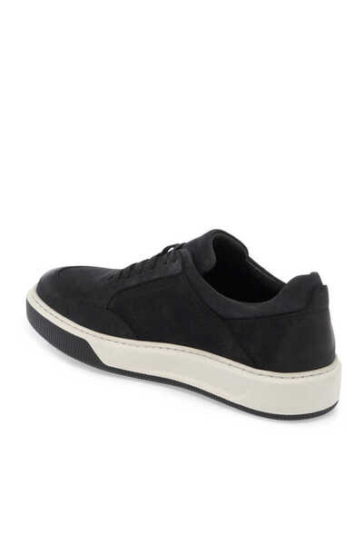Tergan Siyah Hakiki Nubuk Deri Erkek Sneaker - E24S1AY57046-A64