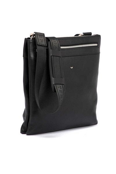 Tergan Black Genuine Leather Unisex Crossbody Bag - S1Ac00021107-A85