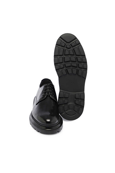 Tergan Siyah Hakiki Deri Erkek Klasik Ayakkabı - E24S1AY57019-A35