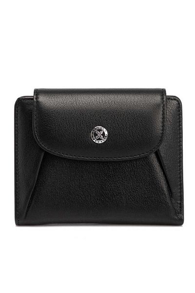 Tergan Women's Black Leather Wallet - S1Cb 00005714 -A85