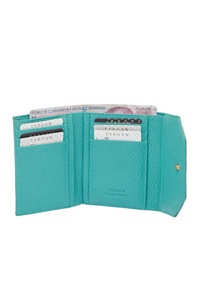 Tergan Mavi Hakiki Deri Kadın Cüzdan - S1cb00005809-n29