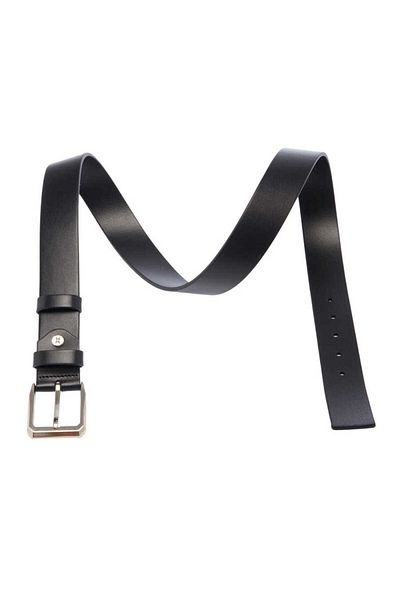 Tergan Black Genuine Leather Men's Belt - S1Ek 00000367 -D62