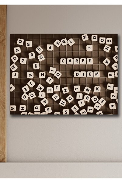 Hediyeler Kapında 100x140 Carpe Diem Kanvas Duvar Tablo