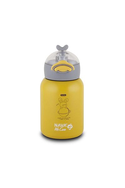 Nava Sticla termoizolanta Nava We care 350 ml galben