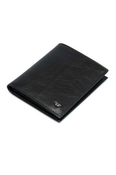 Tergan Black Genuine Leather Men's Wallet - S1Ce 00001208 -B06