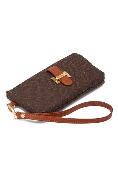 Tergan Coffee Print Women's Wallet - S1Cb 00055818 -R9C