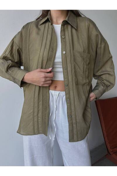 Bak'ap Преміум-тканина, літня сорочка з довгими рукавами