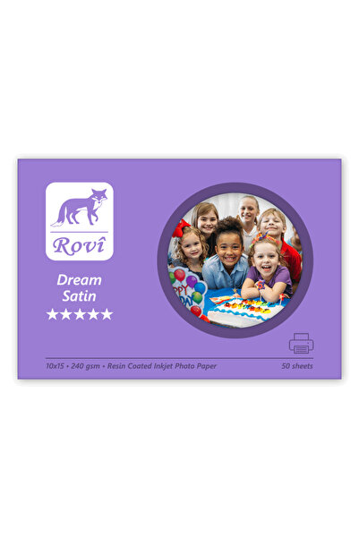 ROVİ Rovi Dream Satin Fotoğraf Kağıdı 240gsm 50yp 10x15