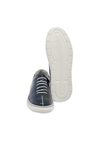 Tergan Lacivert Hakiki Deri Erkek Sneaker - E24ı1ay56812-a31