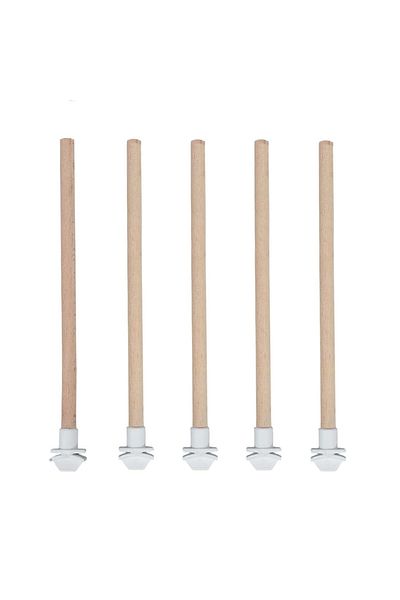 Petistera 5-Piece Smooth Wooden Bird Perch 25 cm