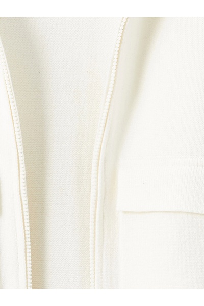 LC Waikiki LCW Kids EKRU Polo Yaka Kız Çocuk Triko Hırka