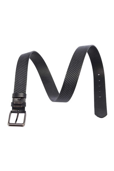 Tergan Black Genuine Leather Men's Belt - S1Ek 00000363 -D62