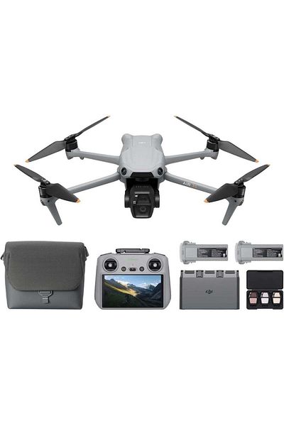DJI Air 3S Fly More Combo, 4K/60fps, Omnidirectional Sensing & 3 Batteries for Extended Flight Time