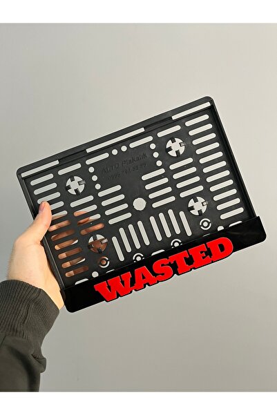 karbonsoft Wasted Yazılı Pleksi Plakalık