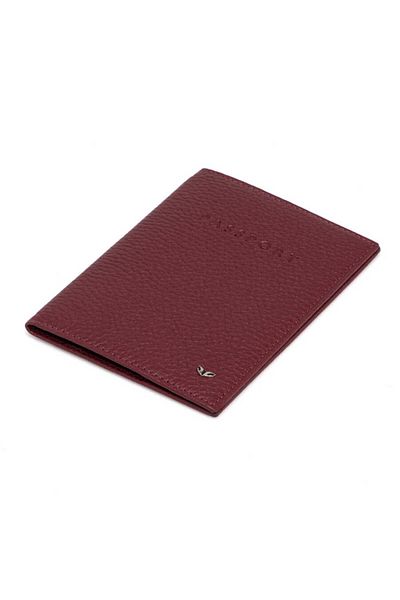 Tergan Claret Red Genuine Leather Unisex Passport Holder - S1Ps 00001200 -M71