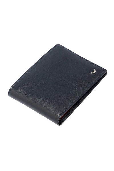Tergan Navy Blue Genuine Leather Men's Wallet - S1Ce 00001211 -Z47