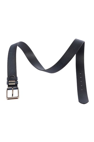 Tergan Navy Blue Genuine Leather Men's Belt - S1Ek 00000363 -B20