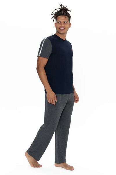 U.S. Polo Assn. Ανδρικό σετ πιτζάμες Navy Blue - 18898