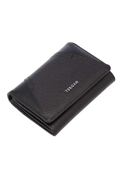 Tergan Black Leather Women's Wallet - S1Cb00005815-D3H