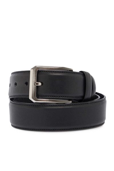 Tergan Black Genuine Leather Men's Belt - S1Ek 00000370 -D62