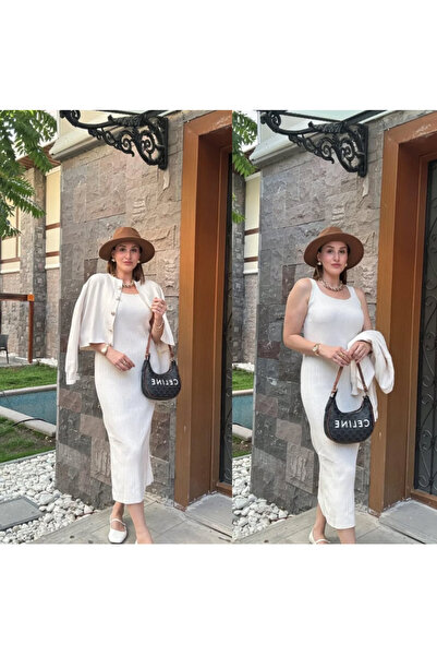 ANNEMİNİZİNDEN Triko elbise takım