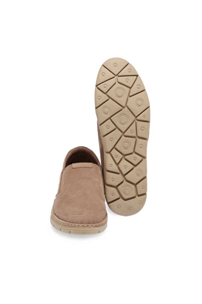 Tergan Vizon Hakiki Nubuk Deri Erkek Casual Ayakkabı - E24I1AY56762-A65