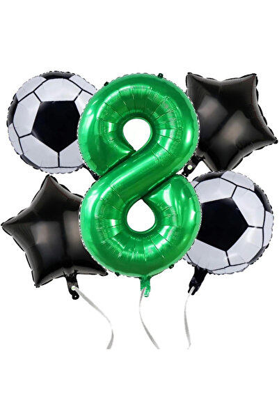 Choice Other Style 8 Football Birthday Party Decorations, 40inch Green Balloo...