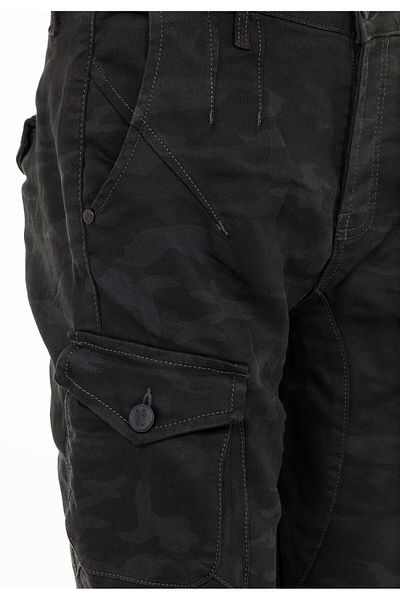 Cipo&Baxx Cd422 Cargo Pocket Elastic Skinny Leg Παντελόνι παραλλαγής