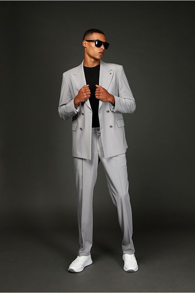 Abdullah Kiğılı Oversize Extra Comfortable Fit Double Breasted Suit