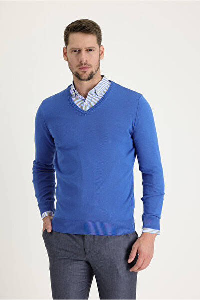 Kiğılı سترة تريكو بقصة عادية ورقبة على شكل حرف V