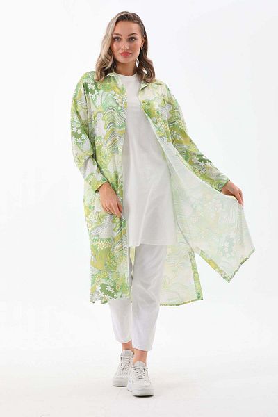 Marvella By Rasha colorful long shirt