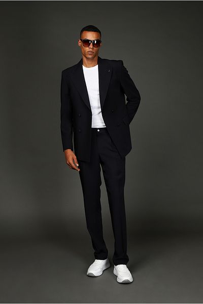 Abdullah Kiğılı Oversize Extra Comfortable Fit Double Breasted Suit