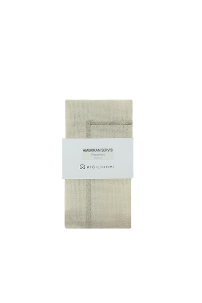 Kiğılı Home Σετ Αμερικάνικου σερβιρίσματος για παρουσίαση - Πιατάκια και σουπλά