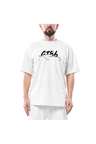 Z zepplin GT86 Oversize Λευκό T-Shirt
