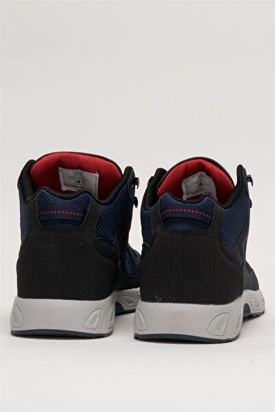 Liger Outdoor Bot Ayakkabı Kışlık Dayanıklı Sağlam Taban Bağcıklı LACİVERT