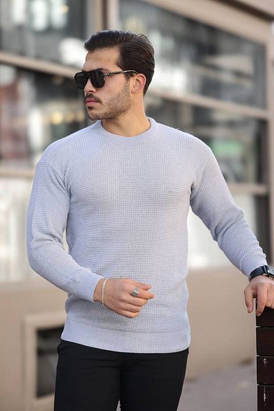 TMB Gray Field Knitwear Sweater, Light Character