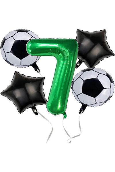 Choice Other Style 7 Football Birthday Party Decorations, 40inch Green Balloo...