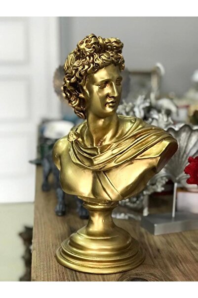 Mirsa Global Apollo Büst Büyük Boy Heykel
