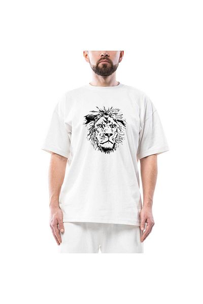 Z zepplin Λευκό μπλουζάκι Leon Sketch Oversize