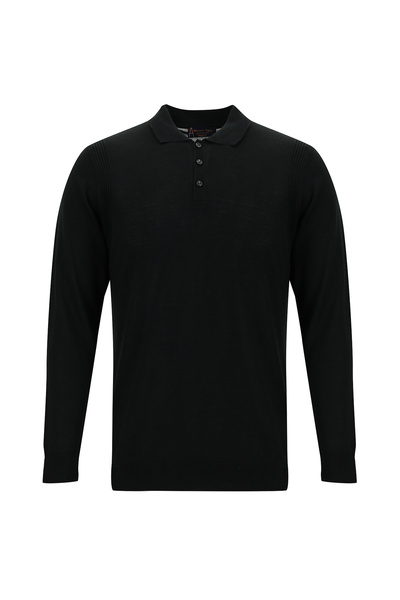 Abdullah Kiğılı Вовняний светр з поло-коміром - Regular Fit