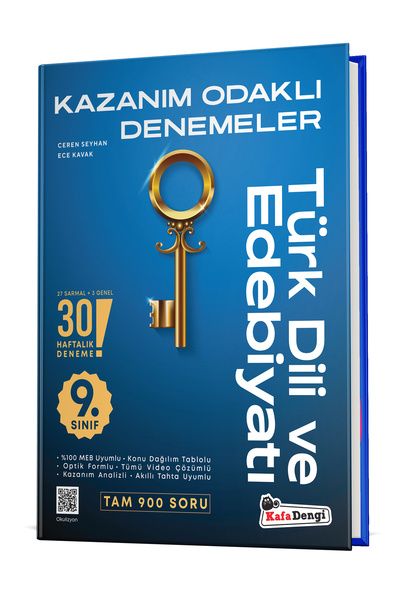Kafa Dengi Yayınları 9. Sınıf Türk Dili ve Edebiyatı- Kazanım Odaklı Denemele...