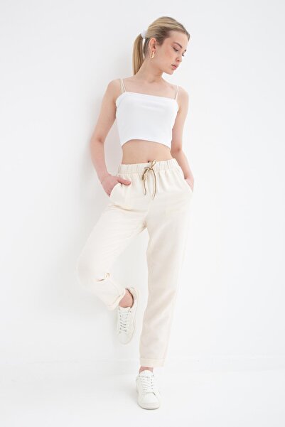 Fashion Friends Udobne prirodne pantalone