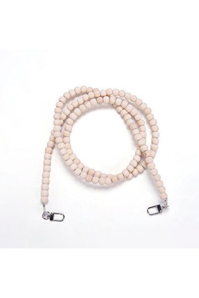 Sultan Ξύλινη κρεμάστρα τσάντας με χάντρες 120 εκ. Χρώμα ξύλου