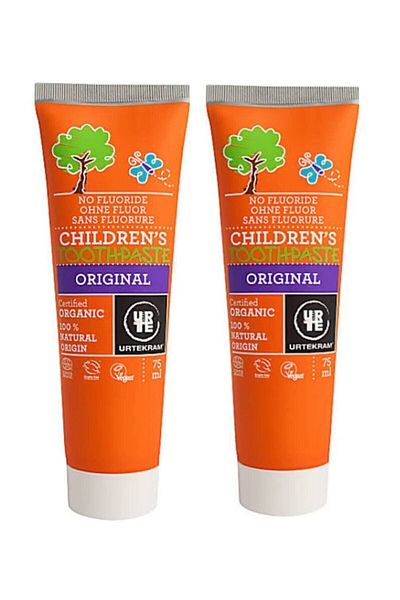 Urtekram Organic Children's Toothpaste Sweet Fennel 2 Pack X 75 Ml