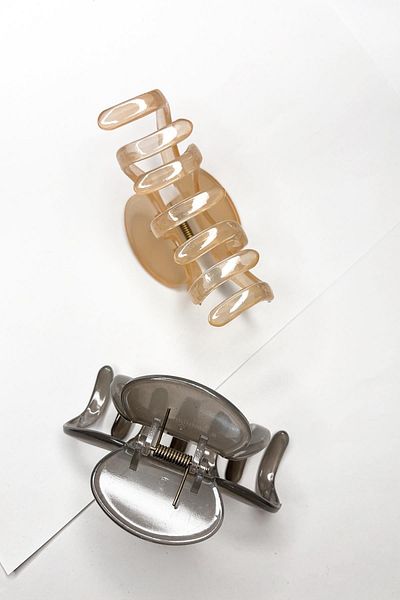 New Obsessions Octopus Model Luxury Plastic Big Hair Clip Πακέτο 2 τεμαχίων