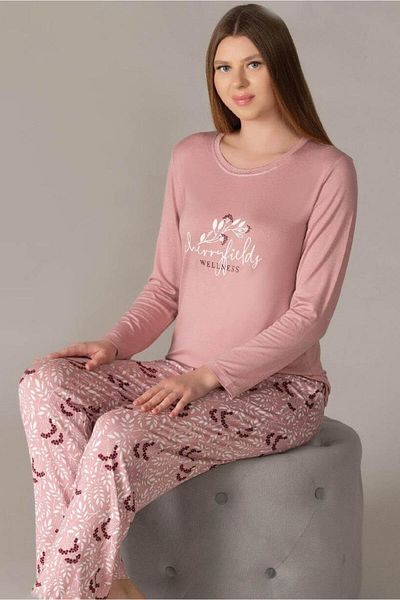 DOWRY Women's Long Sleeve Pajama Set Viscose Seasonal 09-131
