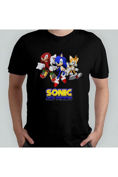 Pixxa Unisex βαμβακερή ζώνη - Sonic The Hedgehog Model 2